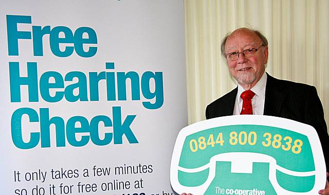 Jim Dobbin MP is helping to promote free hearing checks during Deaf Awareness Week