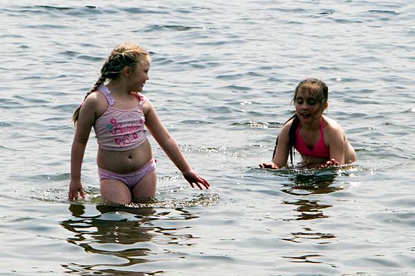 Swimming in Hollingworth Lake can be fun, but firefighters say swimming in open water can cost lives.