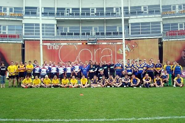 Rochdale Swarm at Odsal Stadium Bradford in the latest of the RFL Summer Tag Rugby League Festival 