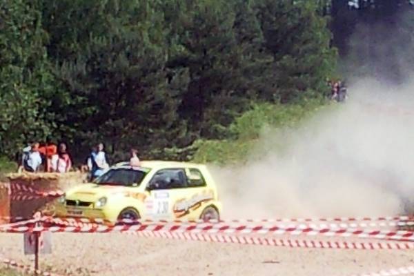 Joe Cruttenden and Matt Griffin in the Nottinghamshire based Dukeries Rally