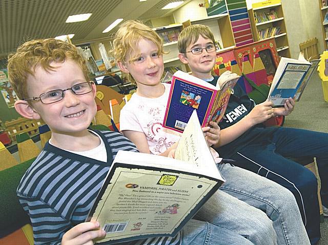 Children take on the reading challenge:  Visit your local library from 4 July for the Summer Reading Challenge.