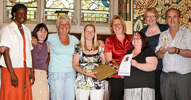 The Befrienders, Making Space Project (Exceptional Groups of Volunteers) with Councillor Irene Davidson (back right).