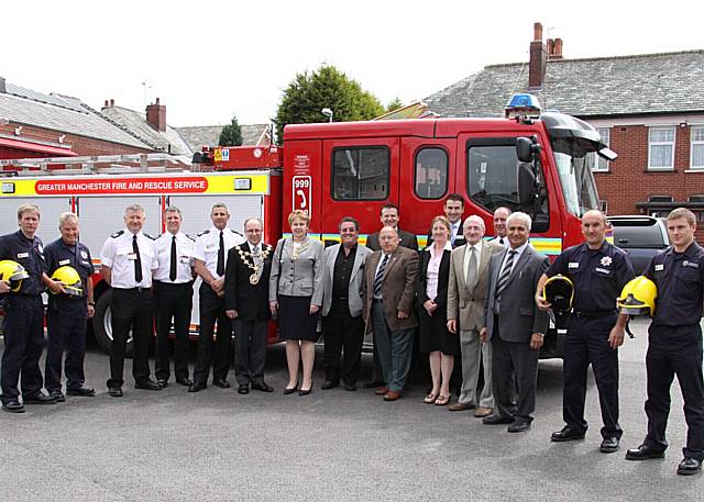 Fire officers today welcomed two brand new fire engines, representing a large £160,000 Government investment