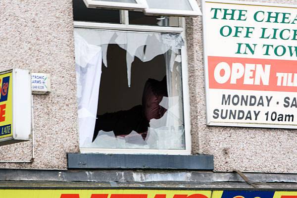 The flat on Yorkshire Street where the shooting occured