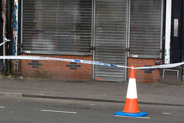 The flat on Yorkshire Street where the shooting occured