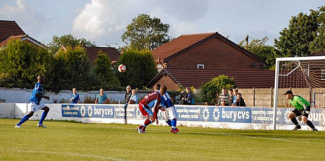 Gomez latches onto Le Fondre's knock down to score the only goal of the game.