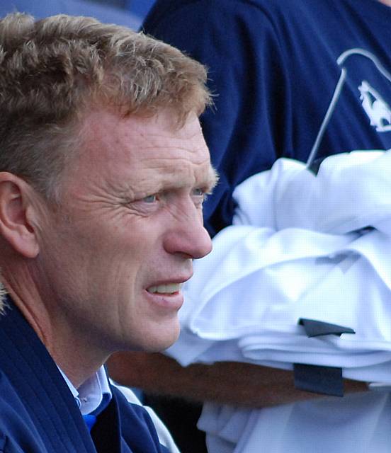 Everton manager David Moyes.