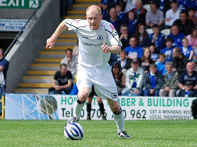 Jason Kennedy played his first game at Spotland.