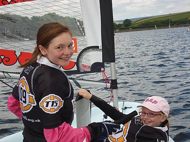 Over 40 children enjoyed a Laser Bug Day at Hollingworth Lake