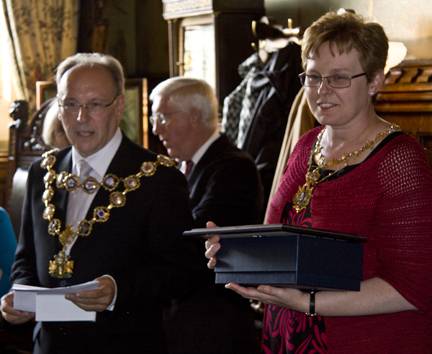 Mayor Keith Swift and Mayoress Sue Etchell