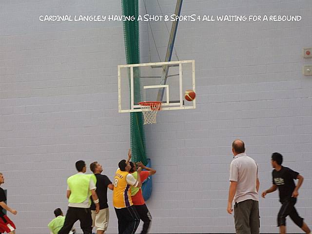 Sports For All vs Cardinal Langley basketball game