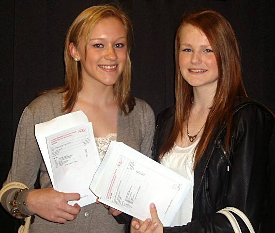 Laura Owens and Holly Magrath of Cardinal Langley RC High School