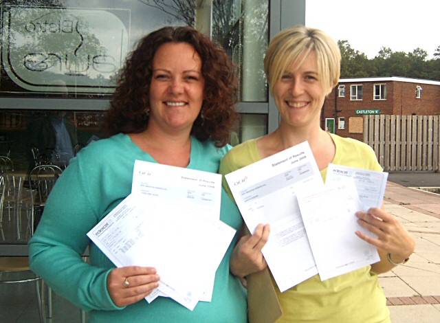 Melinda Taylor and Janette Goddard of Hopwood Hall College, Middelton