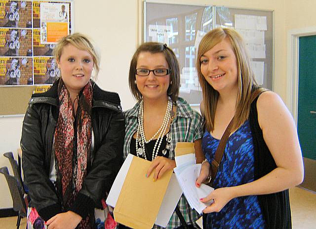 Helen Matthews, Becky Fullalove and Louise Routledge of Oulder Hill Community School