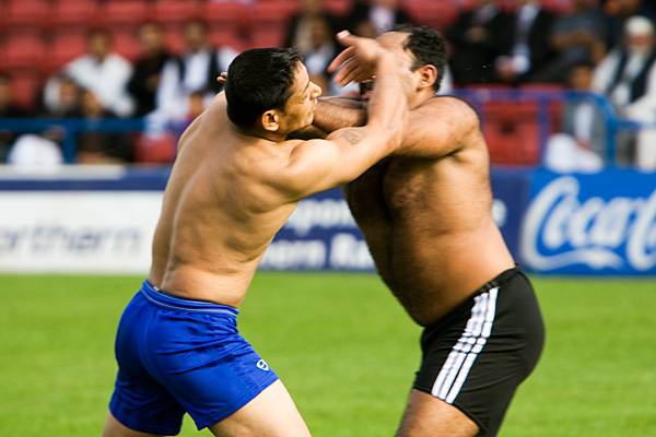 Kabaddi at Spotland Stadium