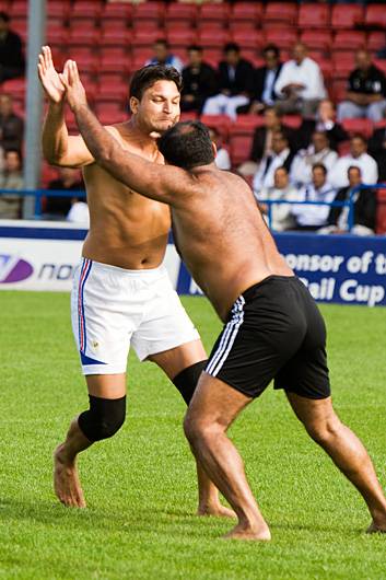 Kabaddi at Spotland Stadium