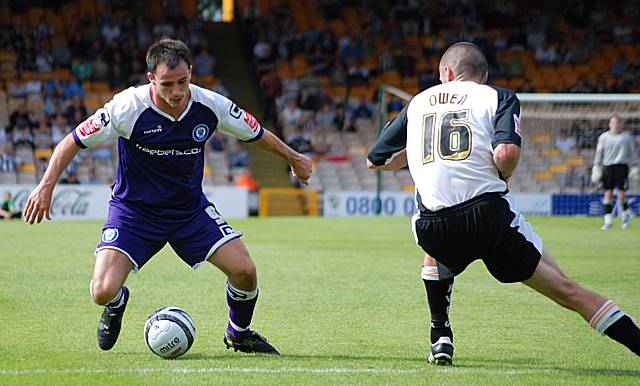 Dagnall takes on Owen.