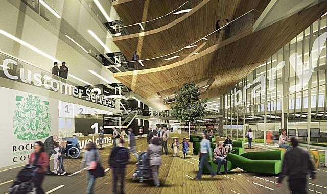 An artist's impression of the new Council offices.