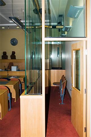 Rochdale Magistrates Court - Defendants Box