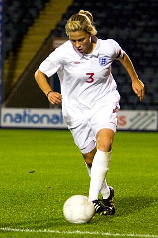 England v Norway women's U19 football at Spotland