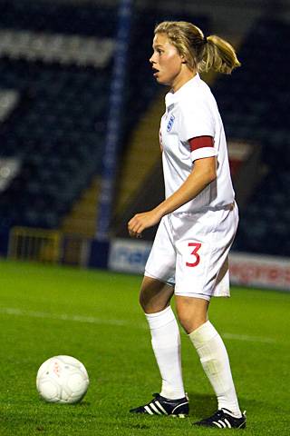 England v Norway women's U19 football at Spotland