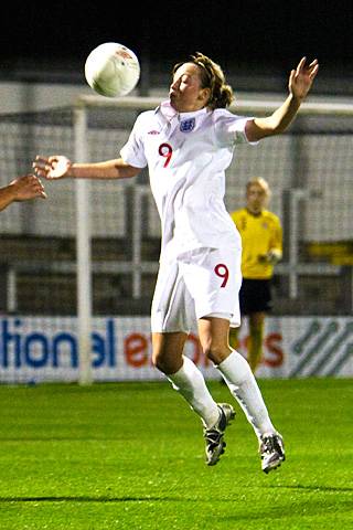 England v Norway women's U19 football at Spotland