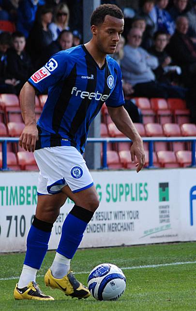 Whaley made his first start for Rochdale since signing on loan from Norwich.