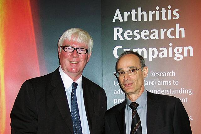 Rochdale MP Paul Rowen with Professor Alan Silkman of the ARC