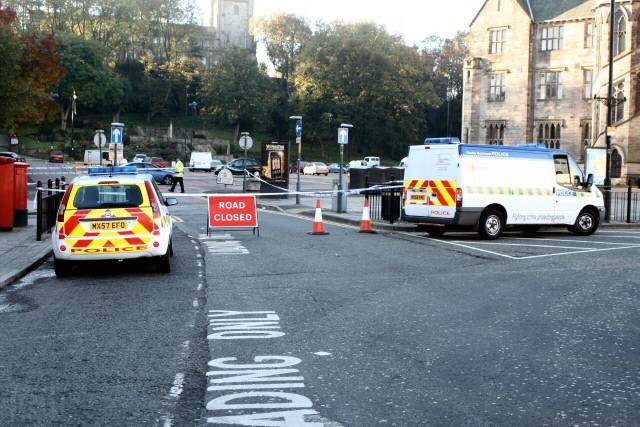 Packer Street in Rochdale town centre remains closed