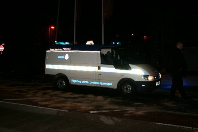 Police remained at the scene at 7.30pm this evening (Sunday 17 October 2010)