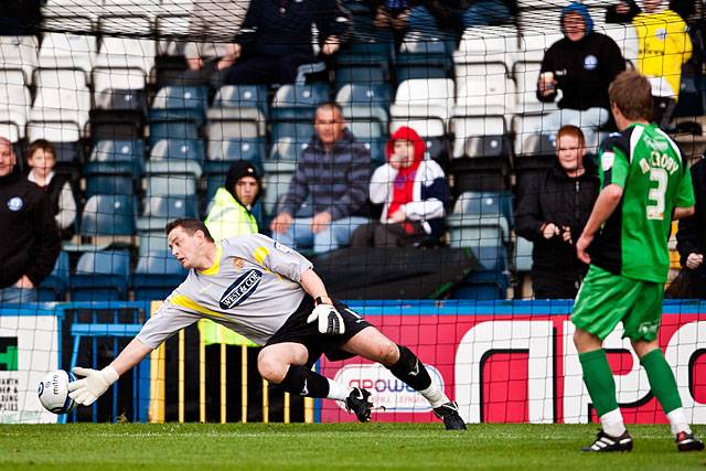 Rochdale 3 - 2 Dagenham and Redbridge<br />
With Tony Roberts beaten a goal looks certain for Dale but Scott Doe cleared off the line at the far post