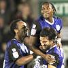 Jean-Louis Akpa Akpro, Brian Barry-Murphy and Chris O'Grady celebrate Akpro's goal