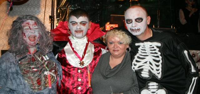 Event organiser Michael Cunningham with his team, Zena Rodgers, Jackie Fall and Micky Nicholson