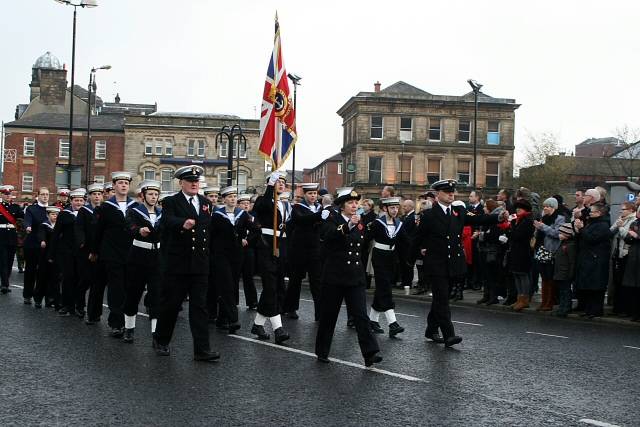 Remembrance Sunday service at the Rochdale Cenotaph - Sunday 14 November 2010