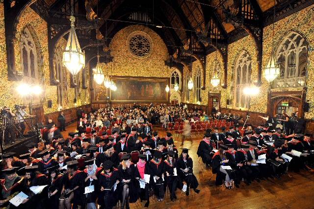 Hopwood Hall College Higher Education Graduation Ceremony at Rochdale Town Hall 2010