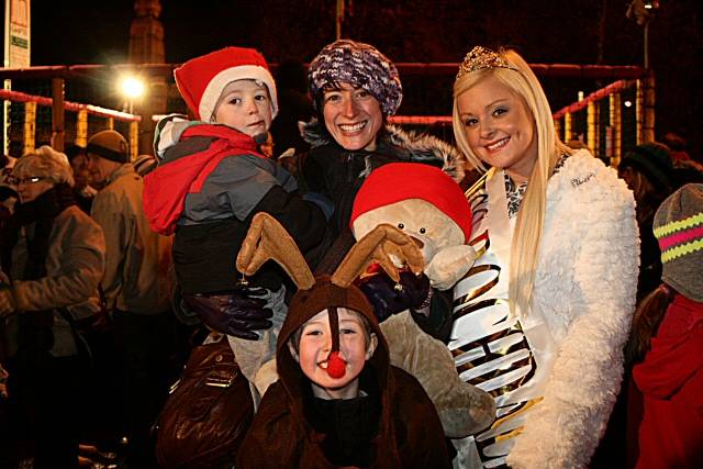 Miss Rochdale with some festive friends