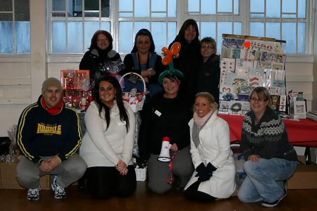 Organisers and stall holders at the fundraising event