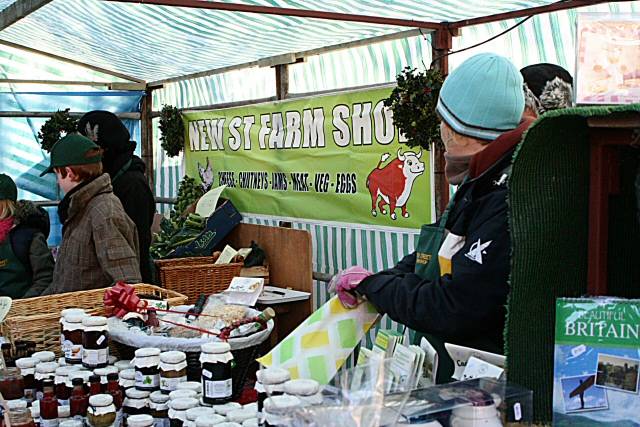 The Littleborough Farmers Market in November 2010