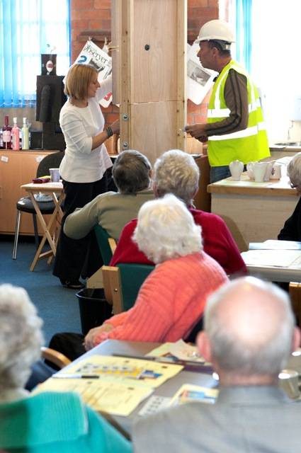 Bingo goers were encouraged to lock their windows and doors in a special session by police