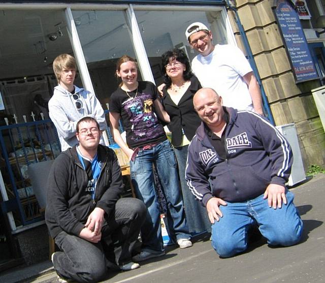 Volunteers outside the Sanctuary Trust