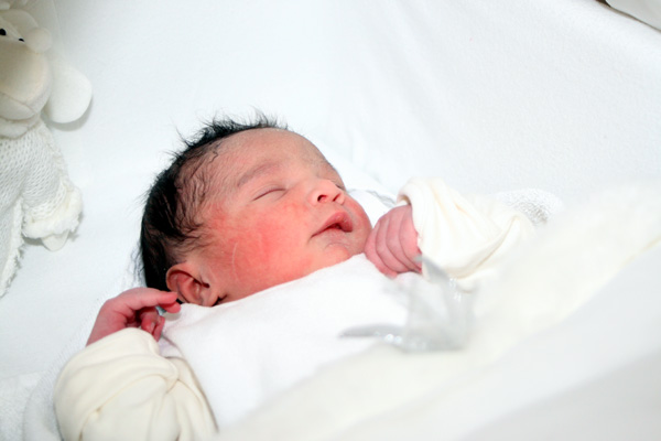 The first Rochdale baby of 2010