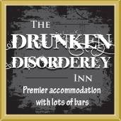 Drunken disorderly inn logo