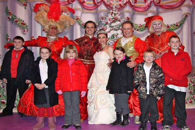 St Marys CE Balderstone with Beauty and the Beast cast