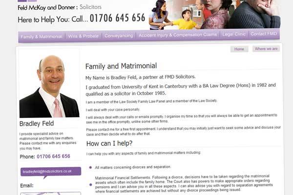 FMD Solicitors have a new website as part of their company rebrand.