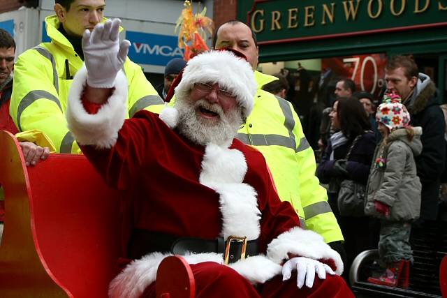 Rochdale reindeer parade - 2010
