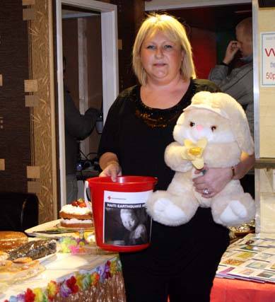 Sue Howarth,fundraiser and stall holder 