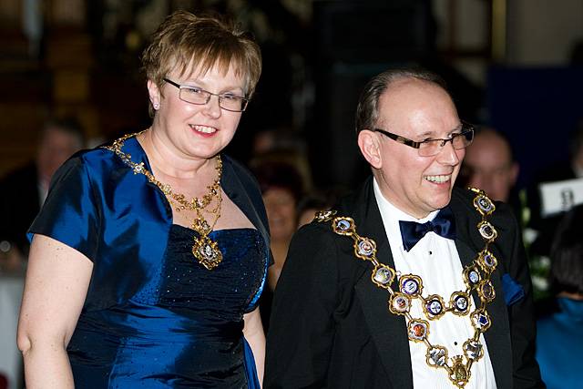 Mayor and Mayoress, Councillor Keith Swift and Ms Sue Etchells - The Mayor's Charity Ball 2009