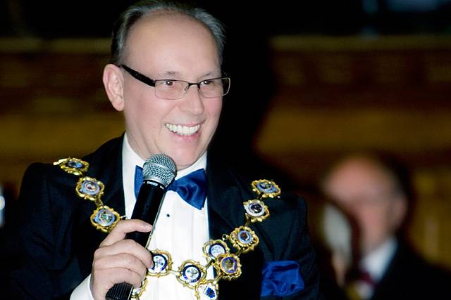 Councillor Keith Swift when he was the Mayor of Rochdale