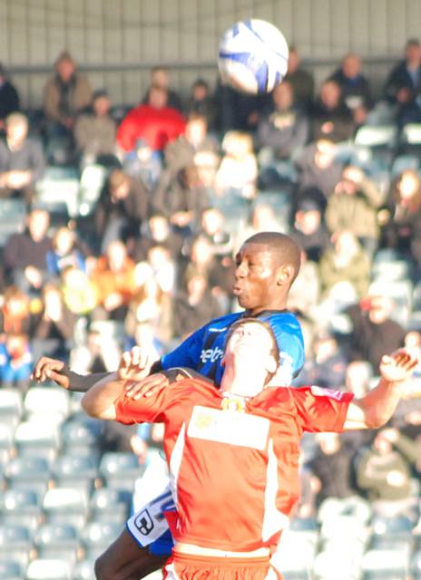 Temitope Obadeyi rises to win a header.