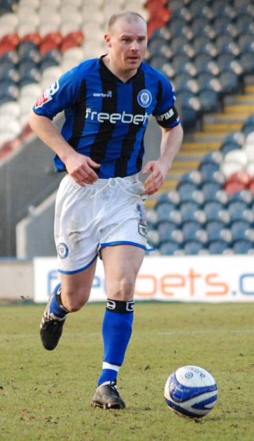 Gary Jones returned to the Rochdale midfield.